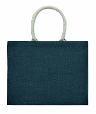 Logo trade advertising products picture of: Jute bag with cotton handle