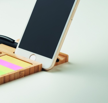 Logotrade corporate gifts photo of: Bamboo desk phone stand