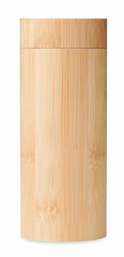 Logo trade promotional merchandise photo of: Sunglasses and case in bamboo KEILA