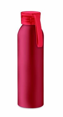 Logo trade business gifts image of: Recycled aluminum bottle
