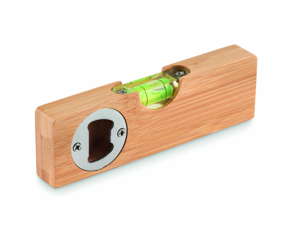 Logotrade corporate gift image of: Spirit level and bottle opener