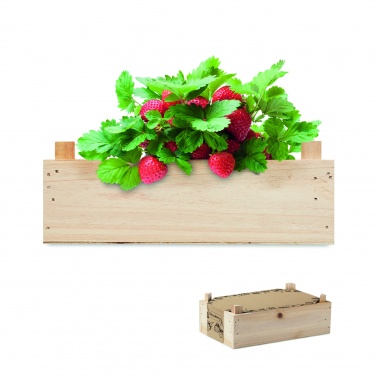 Logo trade promotional item photo of: Strawberry kit in wooden crate