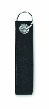 Logotrade promotional item picture of: RPET felt key ring Hämeenlinna
