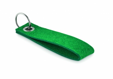 Logo trade promotional gifts picture of: RPET felt key ring Hämeenlinna