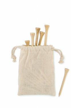 Logotrade advertising products photo of: 20 bamboo golf tees set
