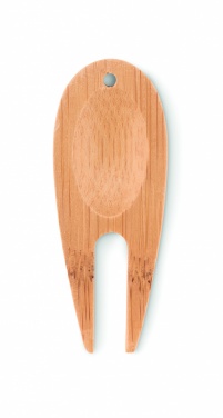 Logo trade promotional items picture of: Bamboo golf divot tool