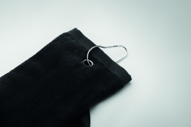 Logo trade promotional merchandise picture of: Cotton golf towel with hanger