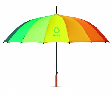 Logotrade promotional giveaway picture of: 27 inch rainbow umbrella