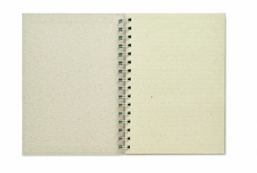 Logotrade promotional giveaway picture of: A5 grass notebook 80 lined