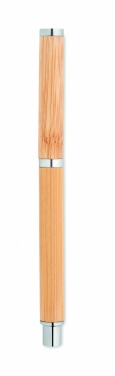 Logotrade promotional gift image of: Bamboo gel pen