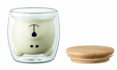 Logo trade promotional products image of: Double wall borosilicate mug