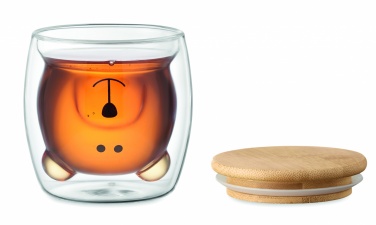 Logo trade promotional merchandise image of: Double wall borosilicate mug