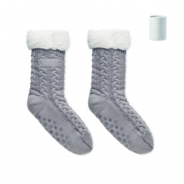 Logo trade promotional gifts picture of: Pair of slipper sock M