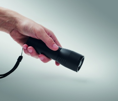 Logo trade promotional items image of: Small aluminium LED flashlight