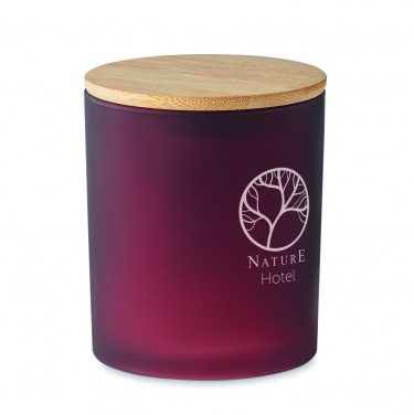 Logo trade promotional items image of: Plant based wax candle 280 gr