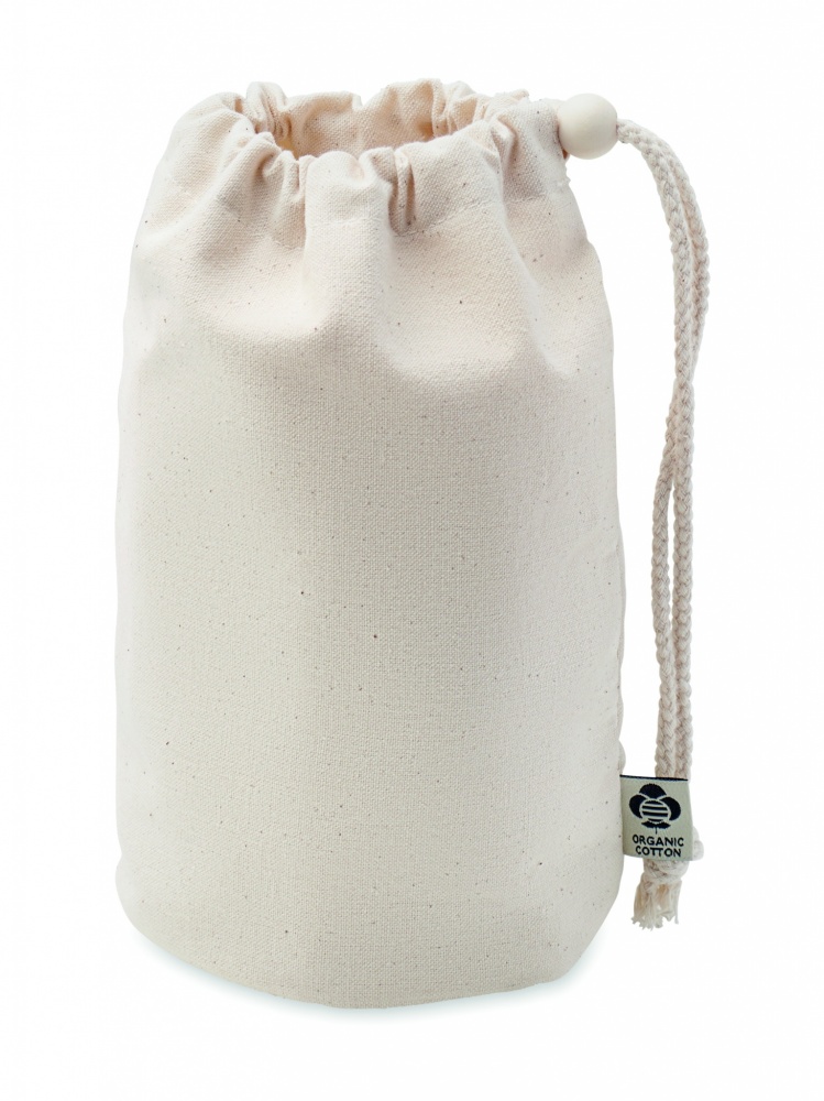 Logo trade promotional giveaways image of: Small Organic cotton bag