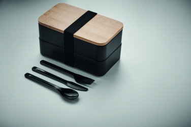 Logotrade business gifts photo of: Lunch box in PP and bamboo lid