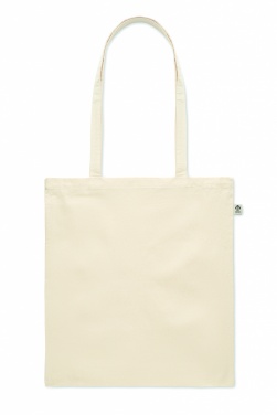 Logo trade promotional giveaways image of: Organic cotton shopping bag