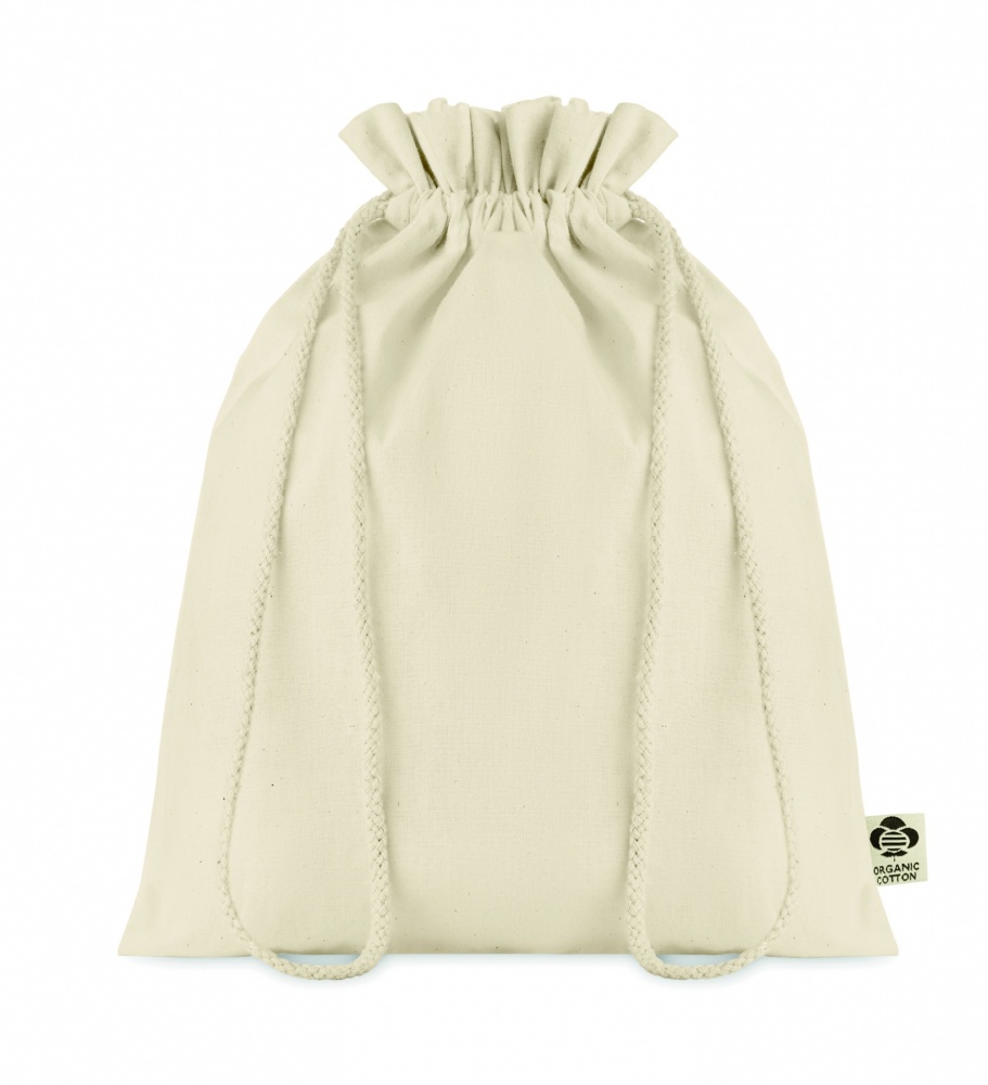 Logo trade business gift photo of: Medium organic cotton gift bag