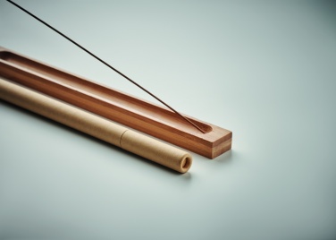 Logo trade promotional giveaway photo of: Incense set in bamboo