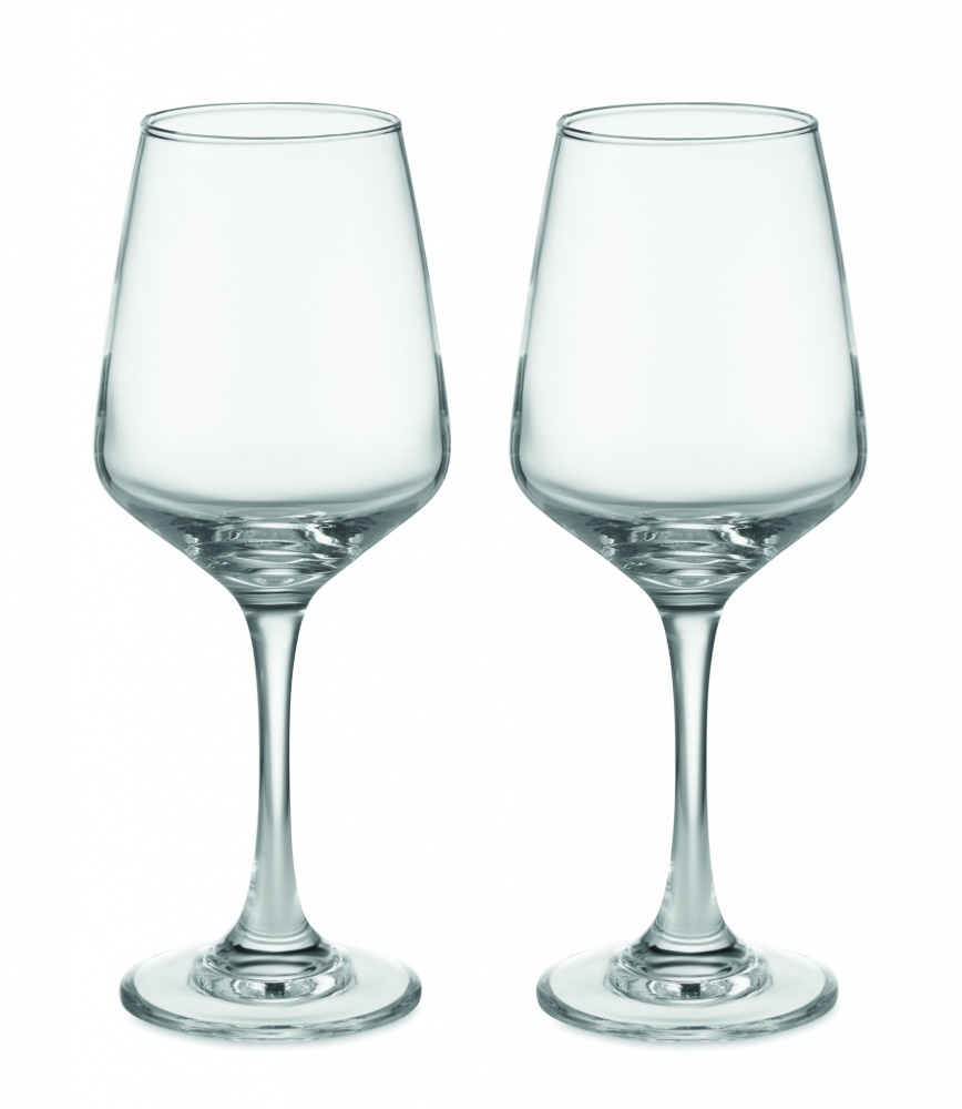 Logotrade promotional giveaway picture of: Set of 2 wine glasses