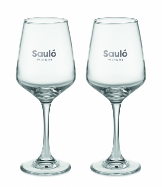 Logotrade promotional item image of: Set of 2 wine glasses