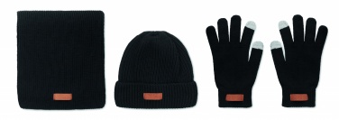 Logotrade promotional gift picture of: Set of 3 RPET winter pieces