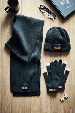Logo trade promotional item photo of: Set of 3 RPET winter pieces