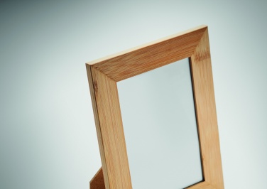 Logo trade promotional giveaways image of: Bamboo photo frame