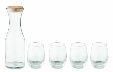 Logotrade promotional gift image of: Set of recycled glass drink
