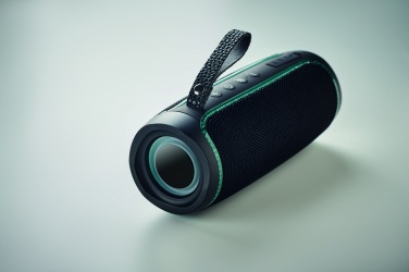 Logo trade promotional merchandise picture of: 2x5 LED Wireless speaker IPX4