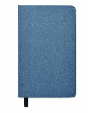 Logo trade promotional items picture of: A5 recycled page notebook
