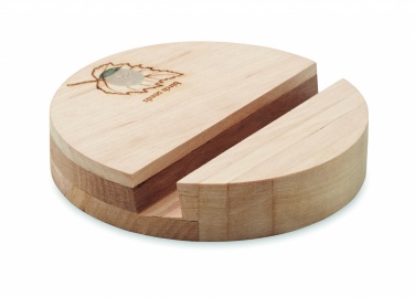 Logotrade advertising product picture of: Birch Wood phone stand