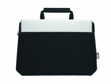 Logo trade promotional products image of: RPET felt zippered laptop bag