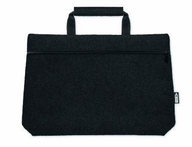 Logo trade promotional items picture of: RPET felt zippered laptop bag
