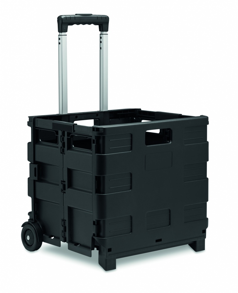 Logo trade promotional giveaway photo of: Foldable shopping trolley