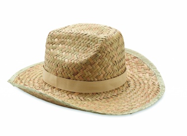 Logo trade promotional merchandise picture of: Natural straw cowboy hat