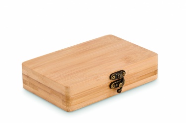 Logotrade promotional products photo of: 13 piece tool set, bamboo case