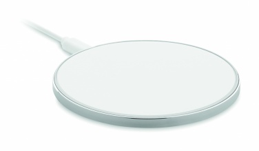 Logo trade promotional merchandise photo of: Glass wireless 10W charger