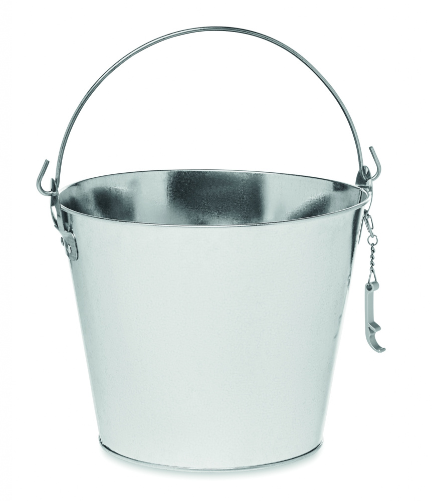 Logotrade advertising product image of: Metal beer bucket 4L