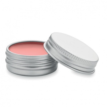 Logo trade business gifts image of: Vegan lip balm in round tin