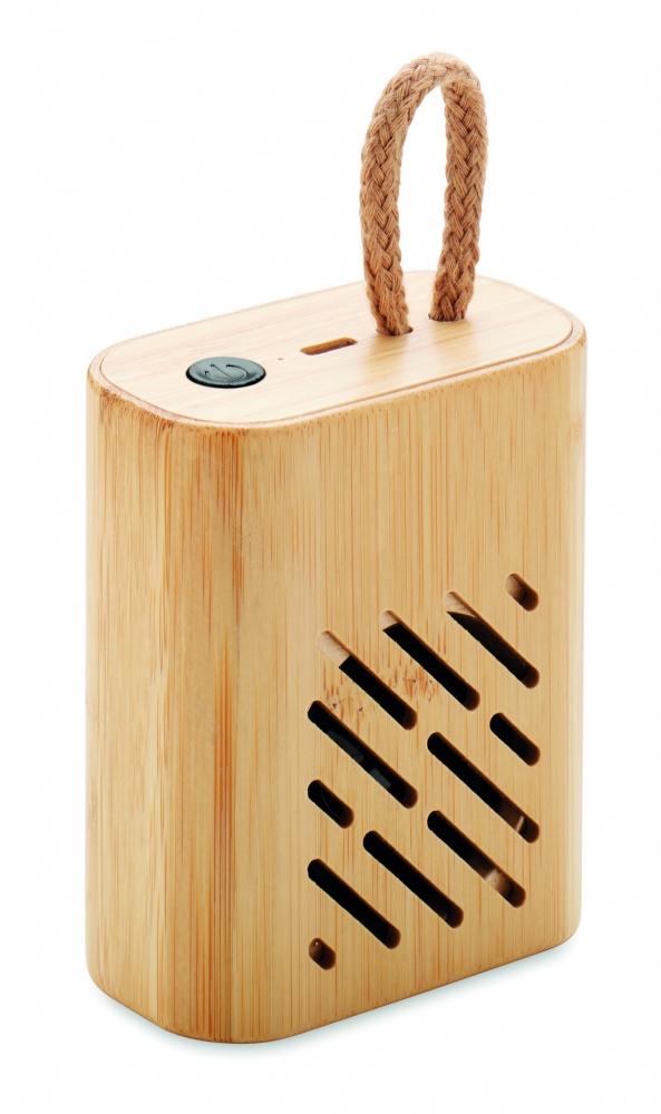 Logotrade promotional product image of: 3W Bamboo wireless speaker