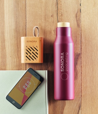 Logotrade promotional product image of: 3W Bamboo wireless speaker