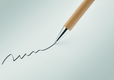 Logo trade business gift photo of: Bamboo twist type ball pen