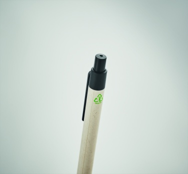 Logotrade promotional item image of: Milk carton paper ball pen