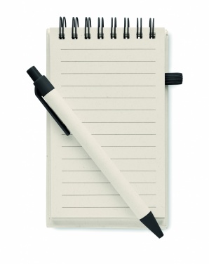 Logo trade promotional products image of: A6 milk carton notebook set