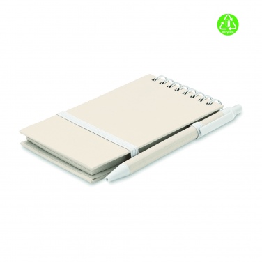 Logo trade business gift photo of: A6 milk carton notebook set