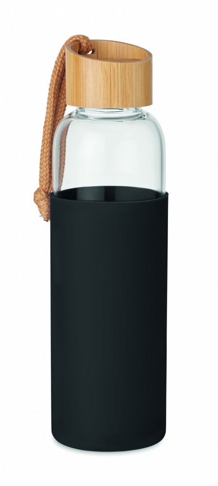 Logo trade business gift photo of: Glass Bottle 500 ml in pouch