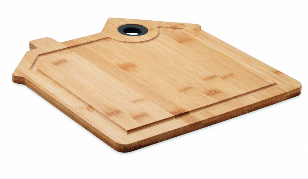 Logo trade promotional product photo of: Bamboo house cutting board
