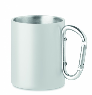 Logo trade promotional gifts picture of: Double wall metal mug 300 ml